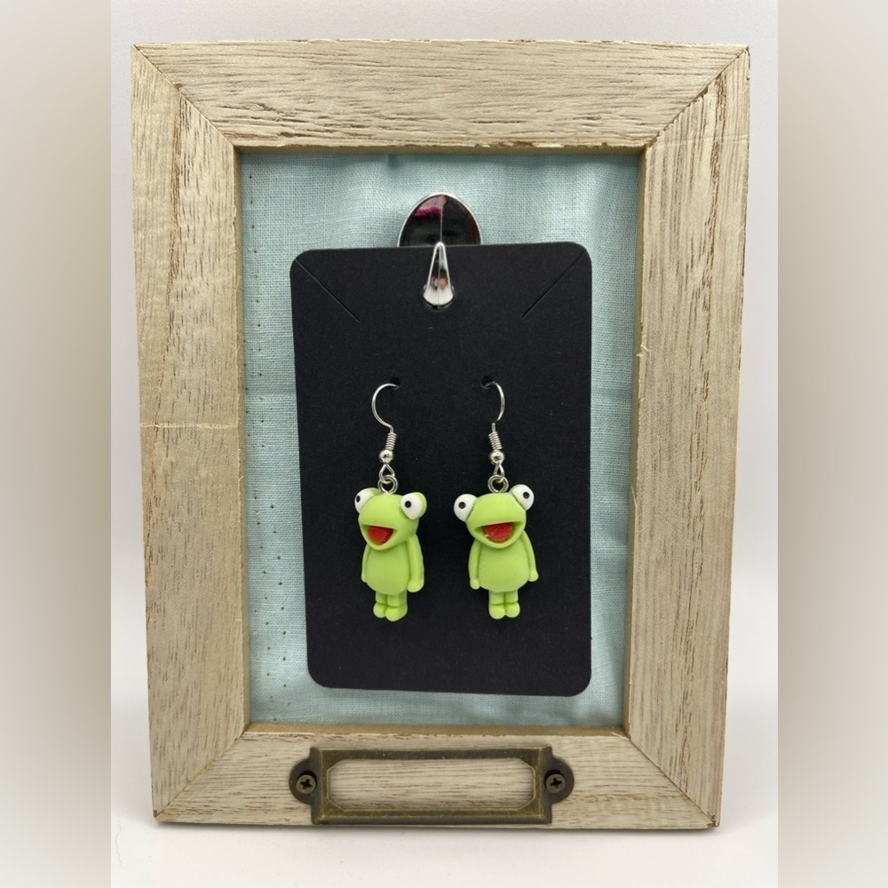 3 for $20 Happy Frog Acrylic‎ Dangle Earrings “You Pick 3”
